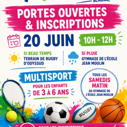 Portes ouvertes et inscriptions le 20 juin de 10-12h